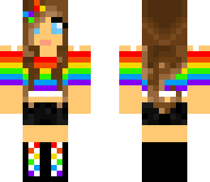 rainbow girl