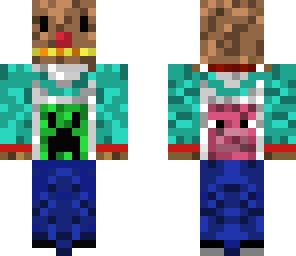 doughboy with minecraft shirt