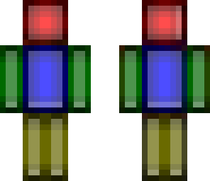 glass multicoloured man
