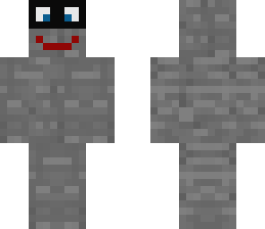 stone camo with funny face