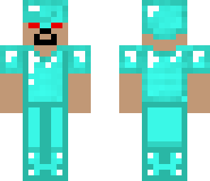 evil herobrine in diamond armor