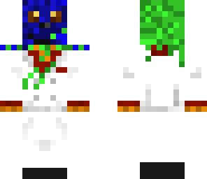 greenblue pumpkin man