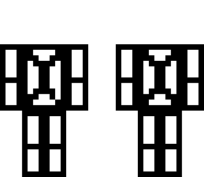 black and white
