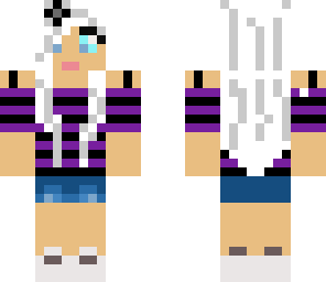 white hair teen