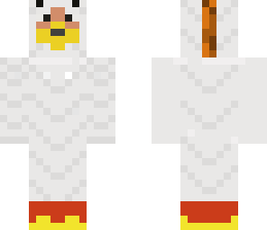 man in chicken suit