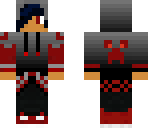 red goth guy