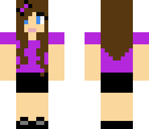 girl in purple top