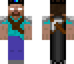 herobrine with shoulderpads