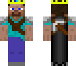 king steve with shoulderpads