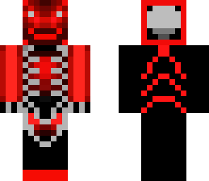 red sonic skeleton