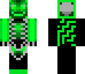 green sonic skeleton