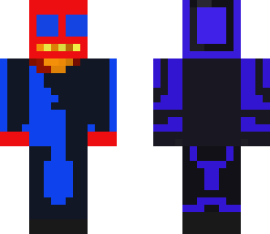 blue black man