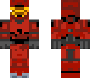 red halo reach man