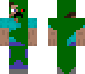 half creeper half steve
