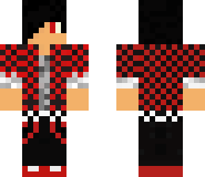 guy with red jacket