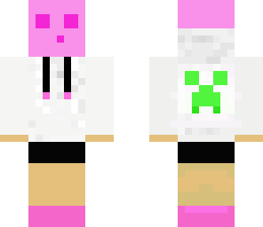 pink slime cube girl