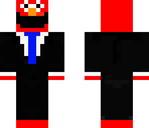 elmo in a suit