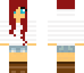 simple girl red headed