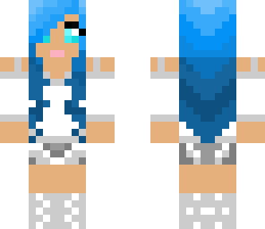 blue hair