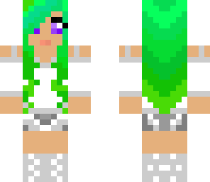 green hair