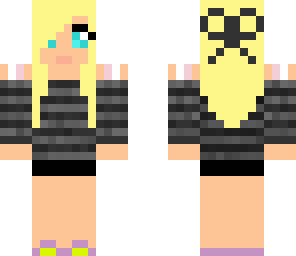 girl with black shirt