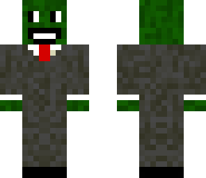 green guy in suit red