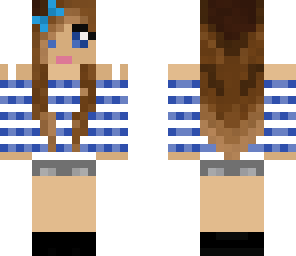 girl in blue