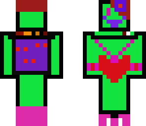 backwards neon girl