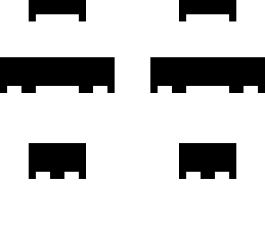 black and white ghost