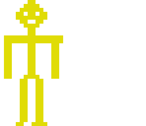 yellow stick man
