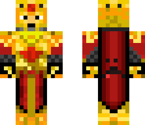 knight with cape