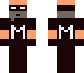 robber with beard