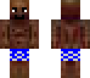 black man in boxers