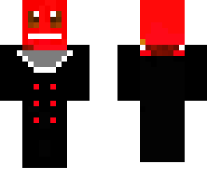 the red man in a tuxedo