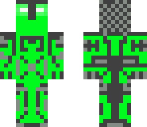 green robot