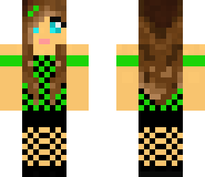 green cool girl