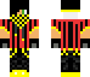red striped teenager