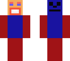 blue potato man