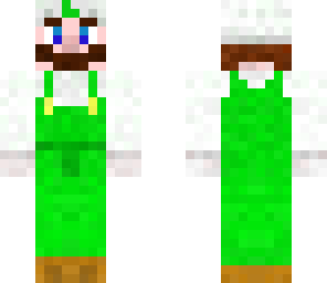 luigi fire flower