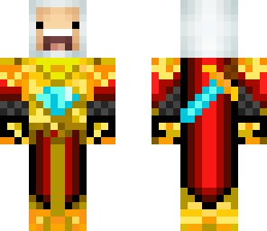 zz finn in gold armor helmless zz
