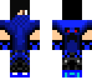 blue parkour boy