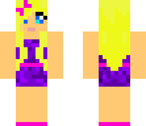 pretty girl purple