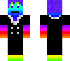 rainbow tux