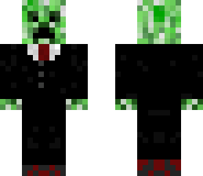 my edited creeper in a suit
