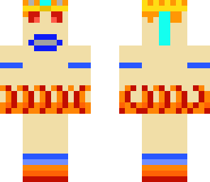 flame hands with crown