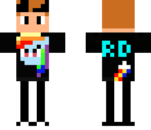 update new boy brony skin rainbow dash
