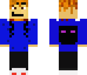 enderman boy blue jacket