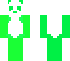green panda