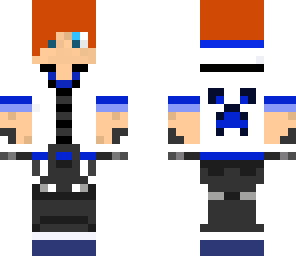 ginger blue headphones boy