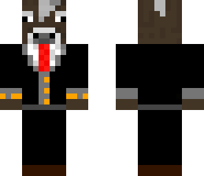 cow in a suit